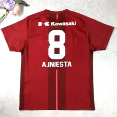 イニエスタ　ヴィッセル神戸　tシャツ　サッカー　レプリカユニフォーム　Sサイズ