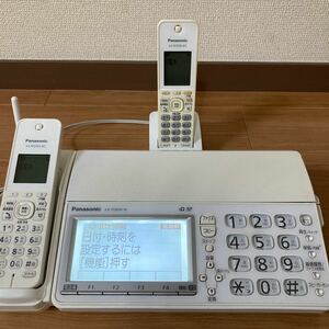 Panasonic パーソナルファックス KX-PD604-W／子機 KX-FKD506-W1／パナソニック コードレス FAX電話機 