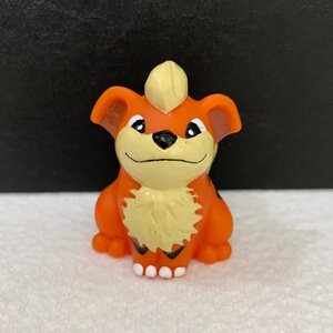 ガーディ「ポケットモンスター　ポケモンキッズ」指人形　ソフビフィギュア★サイズ約４cm〈wp