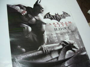 レア B2大 ポスター　バットマン アーカムシティ　BATMAN ARKHAM CITY 