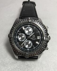 MEGA メガ CHRONOGRAPH クロノグラフ カレンダー メンズ腕時計 ジャンク品