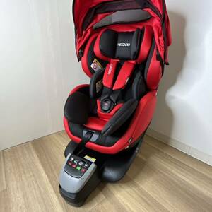 美品 レカロ RECARO チャイルドシート ISOFIX アイソフィックス ベビー コーラルレッド ZERO1 ゼロワン 0〜4才 送料無料 赤 定価6万円 