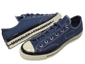 新品本物モンクレールMONCLER×コンバースCONVERSE チャックテイラースニーカー靴シューズ ネイビー【41.5 26.5cm】フラグメント藤原ヒロシ