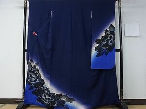 平和屋1■豪華振袖　牡丹　暈し染め　金銀彩　逸品　CAAE9477ch