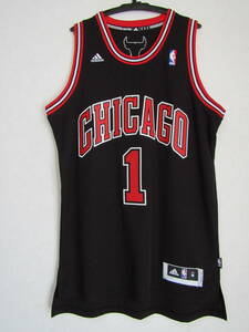 良品 NBA ROSE ＃1 デリック・ローズ BULLS シカゴ・ブルズ adidas アディダス製　ユニフォーム　バスケ ゲームシャツ　ジャージ　シャツ