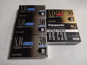 S VHS C　テープ　5本セット