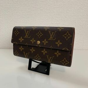 美品　LOUIS VUITTON ルイヴィトン モノグラム ポルトフォイユ サラ ブラウン系 長財布 