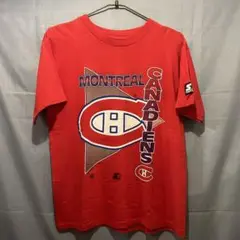 90s starter nhl montreal canadiens tシャツ