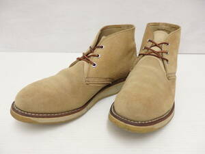 mf62) RED WING 3143 US9D レッドウィング スエード チャッカブーツ 