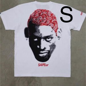 新品　未開封　Sサイズ SAPEur サプール 5th anniv. REDPaisleyHead レッドペイズリーヘッド　ホワイト tee Tシャツ　白　white 即納