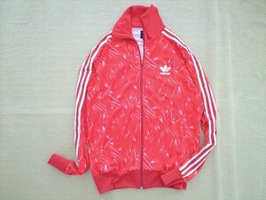 即決 adidas Originals 復刻 リバプール チーム ジャージ candy 幾何学模様 あかx白 希少な日本規格品 Mサイズ