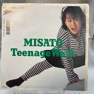 再生良好 美品 EP 渡辺美里 - Teenage Walk / 素敵になりたい 小室哲哉 岡村靖幸 07-5H-286