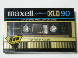 maxell マクセル Epitaxial XLⅡ 90分 ハイポジション カセットテープ WIDE DYNAMIC RANGE LOW DISTORTION ハイポジ