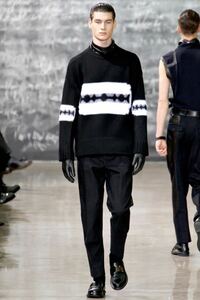 AW2012 Yves saint laurent rive gauche STEFANO PILATI RAZOR JUMPER イヴ・サンローラン ピラーティ ニット セーター