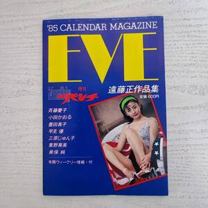 【雑誌】カレンダーマガジン EVE 平凡パンチ増刊 1985年 マガジンハウス