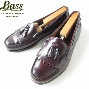 G.H.Bass&Co バス LAYTON キルト タッセル ローファー 9D 27cm バーガンディ系 シューキーパー付き ジーエイチバス D149-32-0072ZV