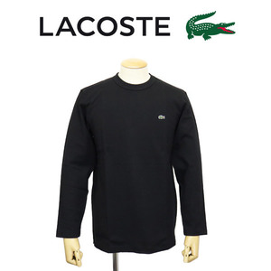 LACOSTE (ラコステ) TH7019 クラシックフィット ロングスリーブ Tシャツ LC334 031ブラック 4-M