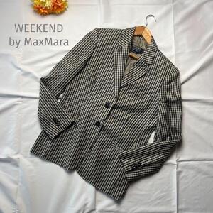 WEEKEND by MaxMara テーラードジャケット チェック 背抜き 8