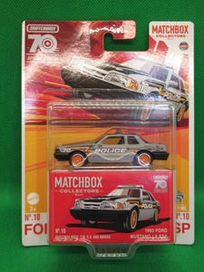 MATCHBOX　マッチボックス　1993　FORD　MUSTANG　LX　SSP　POLICE　フォード　マスタング　ポリス　パトカー