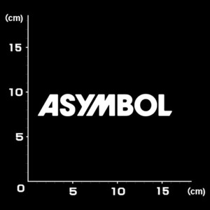 送料無料★0523★ASYMBOL アシンボル★スノーボード★スノボー★SNOWBOARD★ステッカー