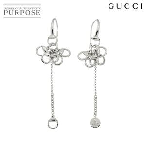 グッチ GUCCI ホースビット ピアス K18 WG ホワイトゴールド 750 Earrings Pierced 90229723