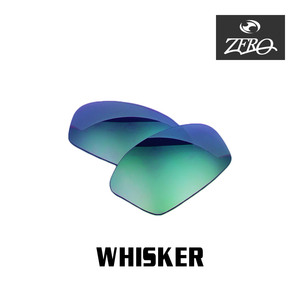 オークリー サングラス 交換レンズ ウィスカー ミラーレンズ WHISKER OAKLEY ZERO TECH BASE製 互換レンズ