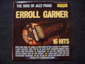 650★ERROLL GARNER ～　The King Of Jazz Piano　16 Hits　フランス盤(Musidisc)