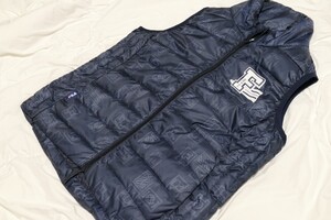 B品★KFL81★秋冬★FILA GOLF★フィラゴルフ★ライトダウンベスト★M/NV