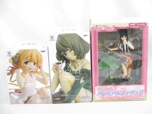 【中古品 同梱可】 フィギュア アイドルマスターシンデレラガールズ 双葉杏&高垣楓 けいおん!! 秋山澪 3点 セット