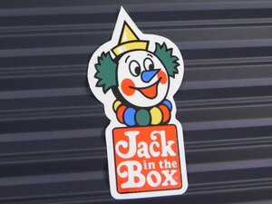 ◆送料\110◆【JACK IN THE BOX・ハンバーガー】※《レーシングステッカー》　(品番ms090)　アメリカン雑貨　ガレージ