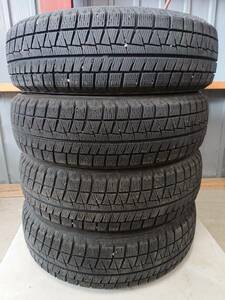 送料無料 155/65R14 4本 BS ICE PARTNER2 格安溝あり 冬タイヤ中古 軽自動車 など IK-230F