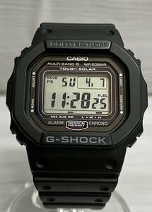 CASIO G‐SHOCK カシオ Gショック GW-5000 腕時計 ソーラー ブラック 日本製