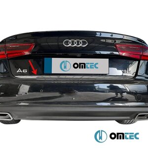 AUDI A6(C8 F2)/セダン テールゲートリップ/クローム【OMTEC/オムテック製】新品/アウディ/限定1個/