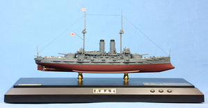 未使用 戦艦三笠 天賞堂 TENSHODO 1/500スケール精密模型 完成品 サウンド付きディスプレイモデル