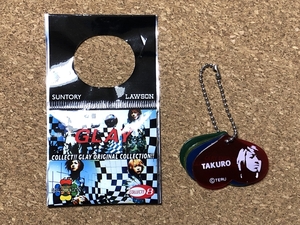 【GLAY　グッズ　７】カラープレート　TAKURO　サントリー　2001年