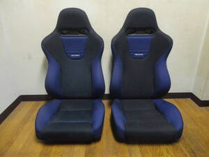 ★RECARO SP-J ブラック×ブルー ランエボⅥ ２脚セット 美品！★ 