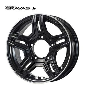 送料無料 プレミックス GRAVAS-Jr 5.5J-16 +0 5H-139.7 (16インチ) 5H139.7 5.5J+0【1本単品 新品】