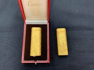 【5NA南11005F】★1円スタート★Cartier★カルティエ★ガスライター★ゴールド★喫煙具★2本まとめ★ジャンク品★現状品★