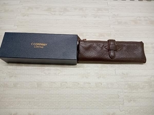 現状品 C COMPANY　LIMITED　ルポペンケース　シーカンパニー　ダークブラウン