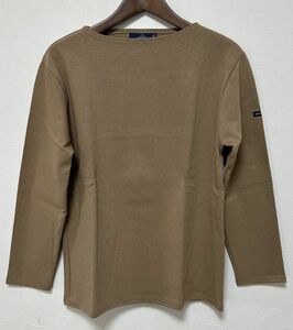 セントジェームス ウエッソン 無地 T3サイズ 長袖 Tシャツ カットソー HAMAC ダークベージュ SAINT JAMES OUESSANT SOLID