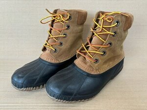 4*2099 中古【SOREL/ソレル】CHEYANNE(シャイアン) スノーブーツ 冬靴 サイズ：24㎝ カラー：茶 札幌・店頭引渡可