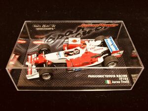 ミニチャンプス KYOSHO CORPORATION 1/43 PANASONIC TOYOTA RACING TF105 Jarno Trulli (403050116)