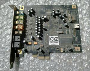 【中古パーツ】Creative Sound Blaster X-fi SB0880 サウンドカード ■K1106-1