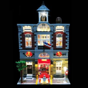 MOC LEGO レゴ クリエイター 10197 互換 ファイヤーブリゲード 消防署 LED ライト キット DL079