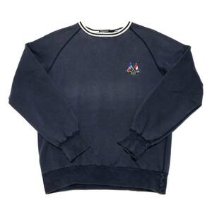 90s POLO By Ralph Lauren Flag Sweat ポロラルフローレン スウェットトレーナー アメカジ スエット ポロ フラッグ 90年代 ナイガイ