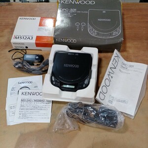 KENWOOD DPC-331ポータブルディスクプレイヤー M512A3 デジタルオーディオプレイヤー 2点セット 欠品あり 中古 ジャンク 長期保管