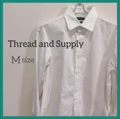 Thread and Supply 白シャツ オシャレ US古着 ヴィンテージ