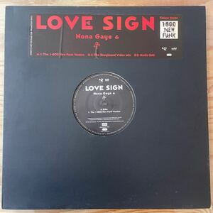 プリンス/PRINCE/LOVE SIGN/Nona Gaye/プロモ盤/レコード/中古/DJ