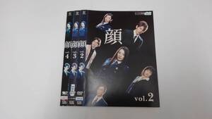 Y9 03523 - 【訳あり】顔 計3枚（全4巻中、1巻のみ欠け）仲間由紀恵 オダギリジョー DVD 送料無料 レンタル専用