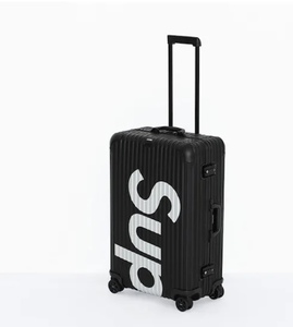 SUPREME × RIMOWA シュプリーム リモワ 82L トパーズマルチウィールスーツケースキャリーケース 黒 ブラック